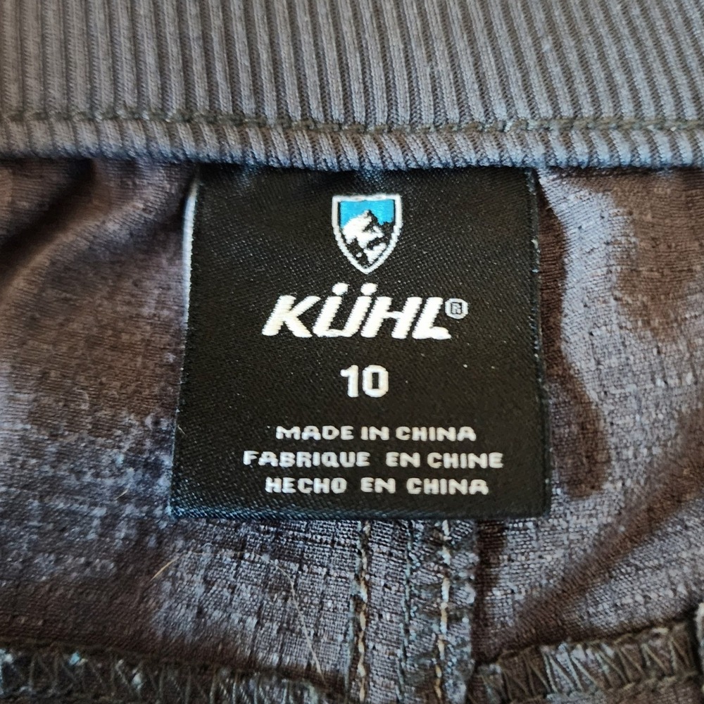 KUHL Size 10 Gray Hiking Shorts Gorpcore Outdoor Trail Utility Performance - Picture 3 of 11